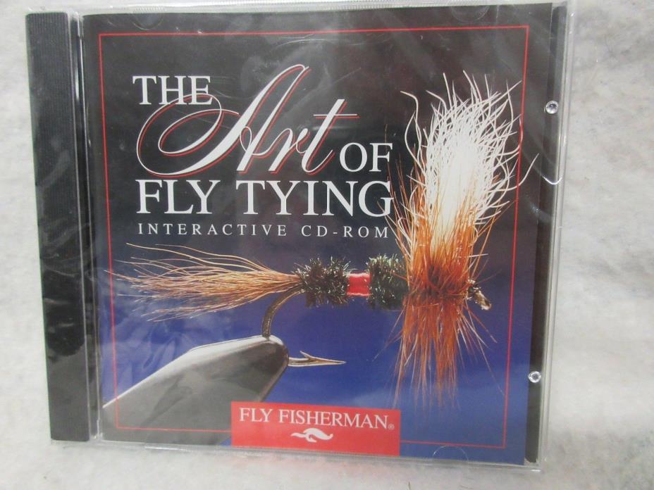 The Art Of Fly Tying PC MAC CD interactive learning movies 200+ patterns fishing