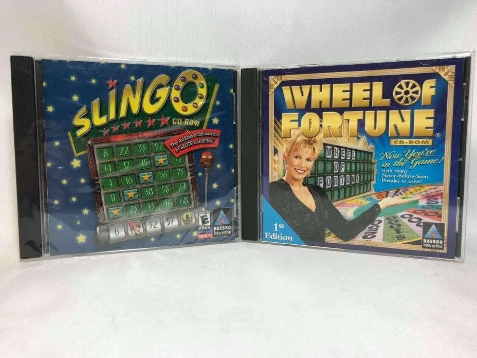 Hasbro Interactive Lot of 2 PC Games 
