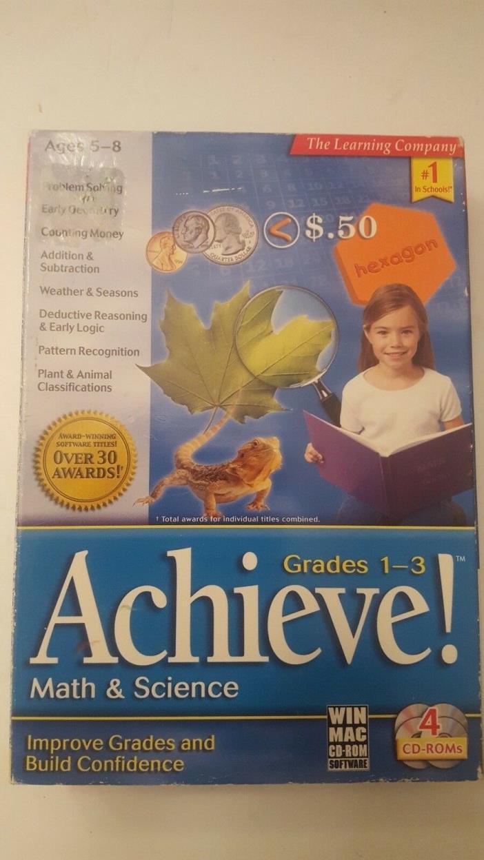 Achieve! Math & Science Grades 1-3 [CD-ROM] Mac / Windows