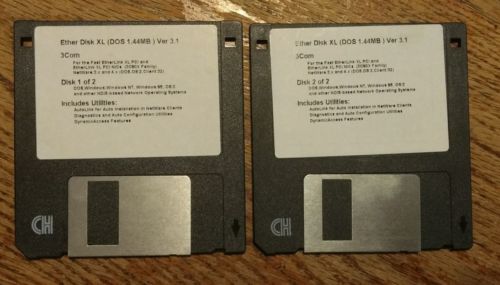 3 Com Software Ether Disk XL - 2 disk software -