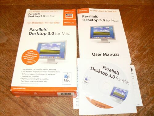 Parallels Desktop 3.0 for Mac CD-ROM for Intel Macs 2006 Parallels Soft Nova Dev