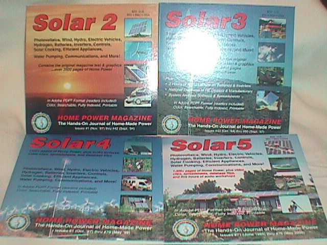 SOLAR POWER CD DVD SOftware DISK HOME MAGAZINE 1987 to 2000 SET
