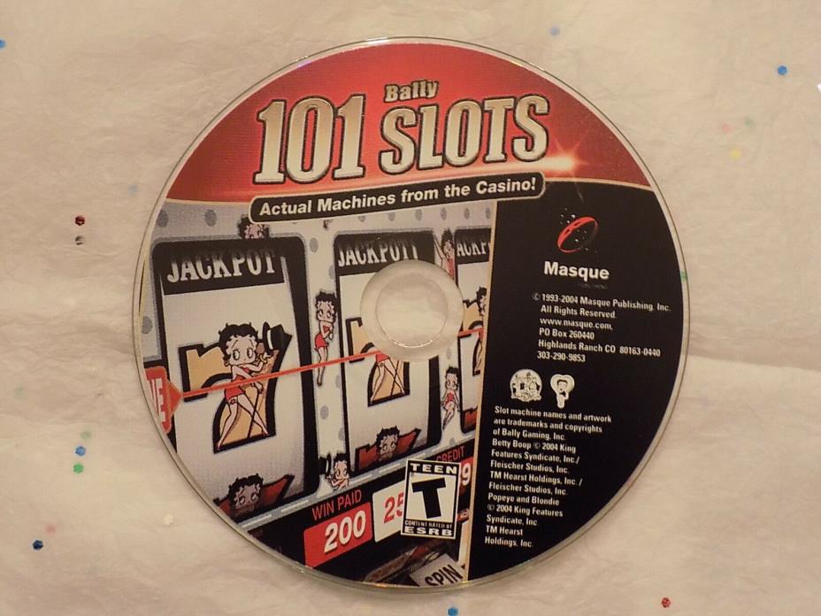 Masque Bally 101 Slots PC Game - Acual Machines From The Casinos! Disc Only!
