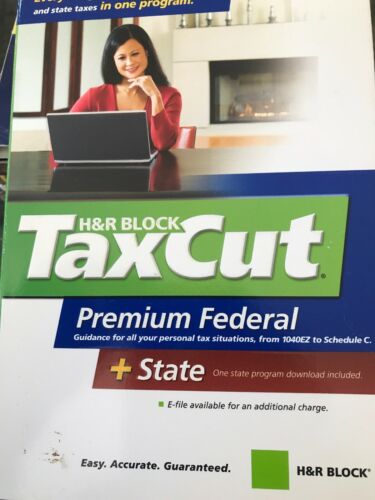 H&R Block TaxCut 2007 Premium Federal + State (NIB)