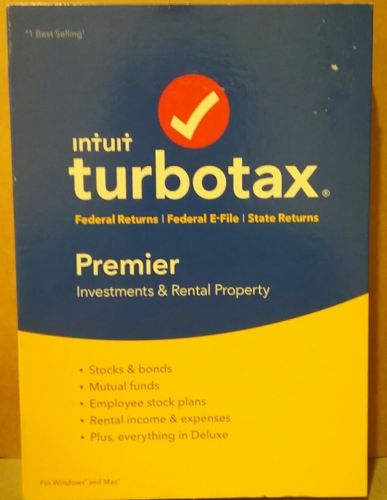 Intuit Turbotax Premier Investments & Rental Property 2016 *Read Details*
