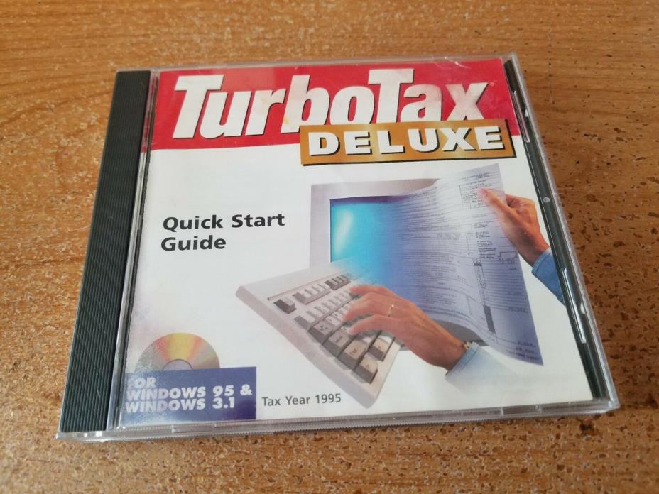 Intuit TurboTax Deluxe 1995 - Windows 95 and Windows 3.1
