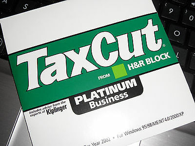2002 TaxCut BUSINESS S-corp turbo CD Tax Cut New original factory sealed CD!