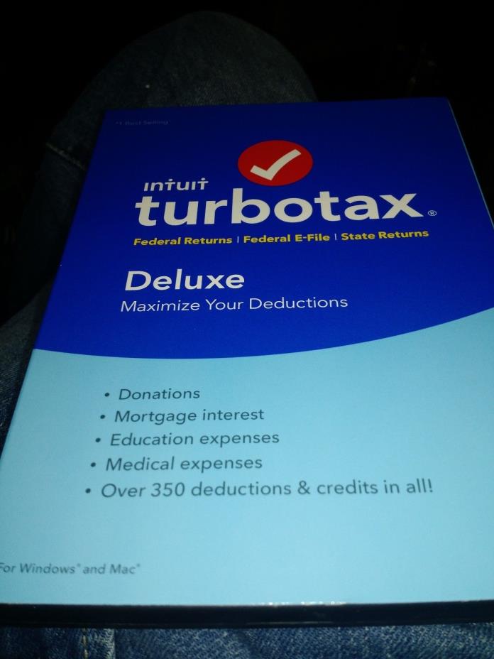 Turbotax Deluxe For 2016 Year