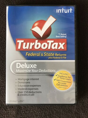 TurboTax 2012 Deluxe. Federal and State Returns (Pre-owned)