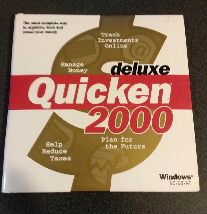 INTUIT QUICKEN  2000 Deluxe For Windows