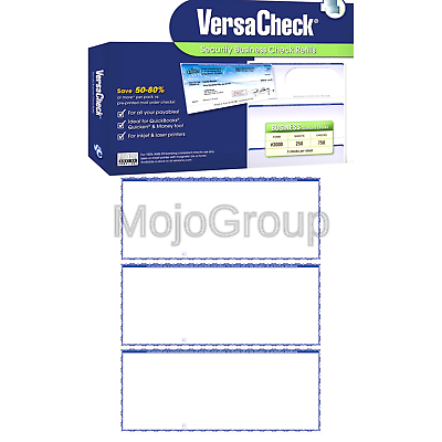 VersaCheck Security Business Check Refills: Form #3000 Business Standard - Bl...