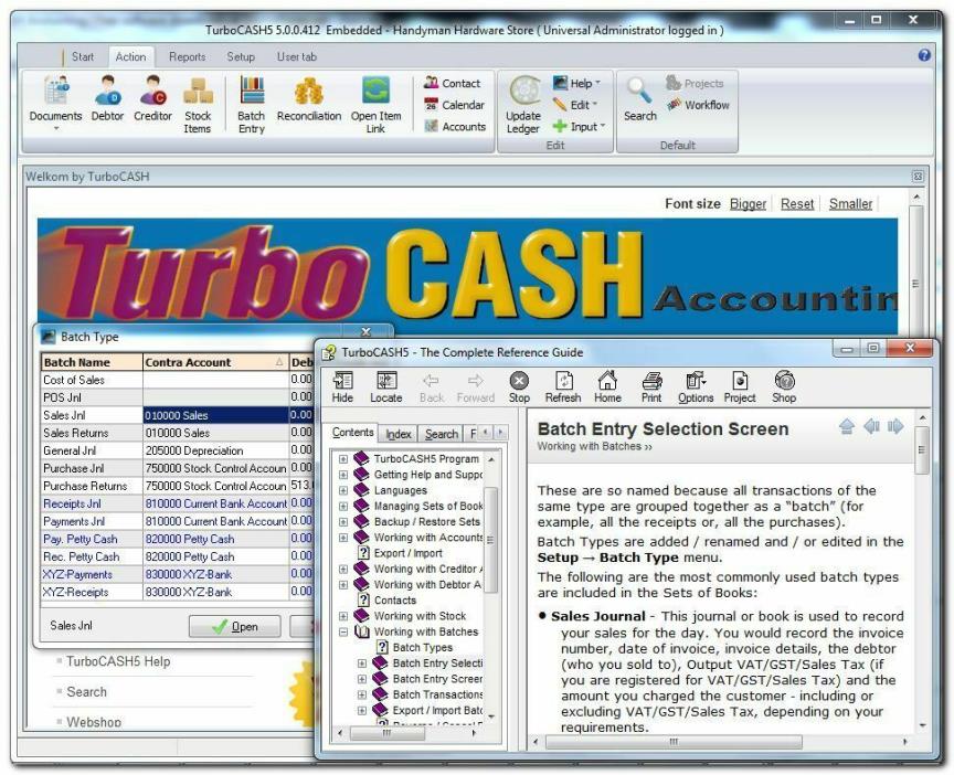 TurboCASH Accounting 2019 Professional Accounting Software for Windows