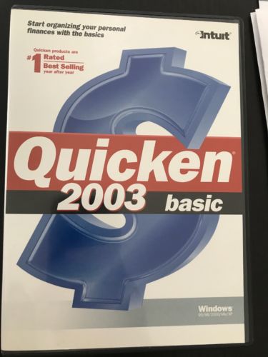 Quicken Basic 2003 Personal Finance Software