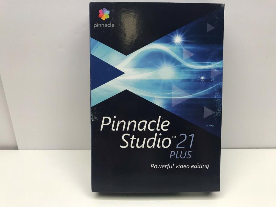 Pinnacle Studio 21 Plus Video Editing Suite for PC New Sealed