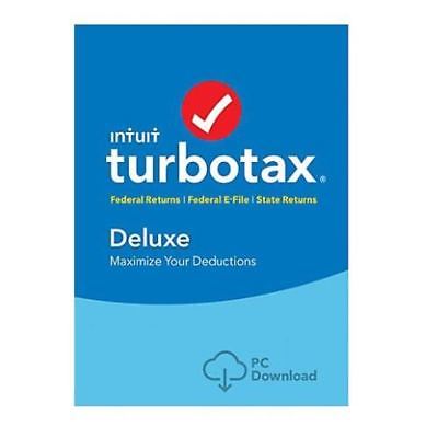 TurboTax Deluxe + State 2017 - PC Software