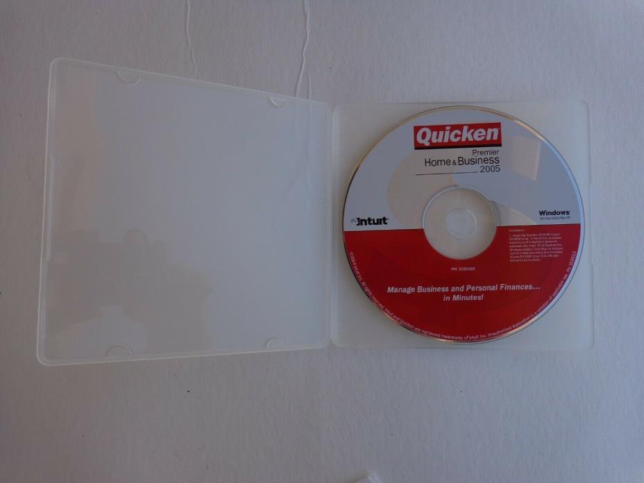 Intuit Quicken 2005 Premier Home & Business For Windows