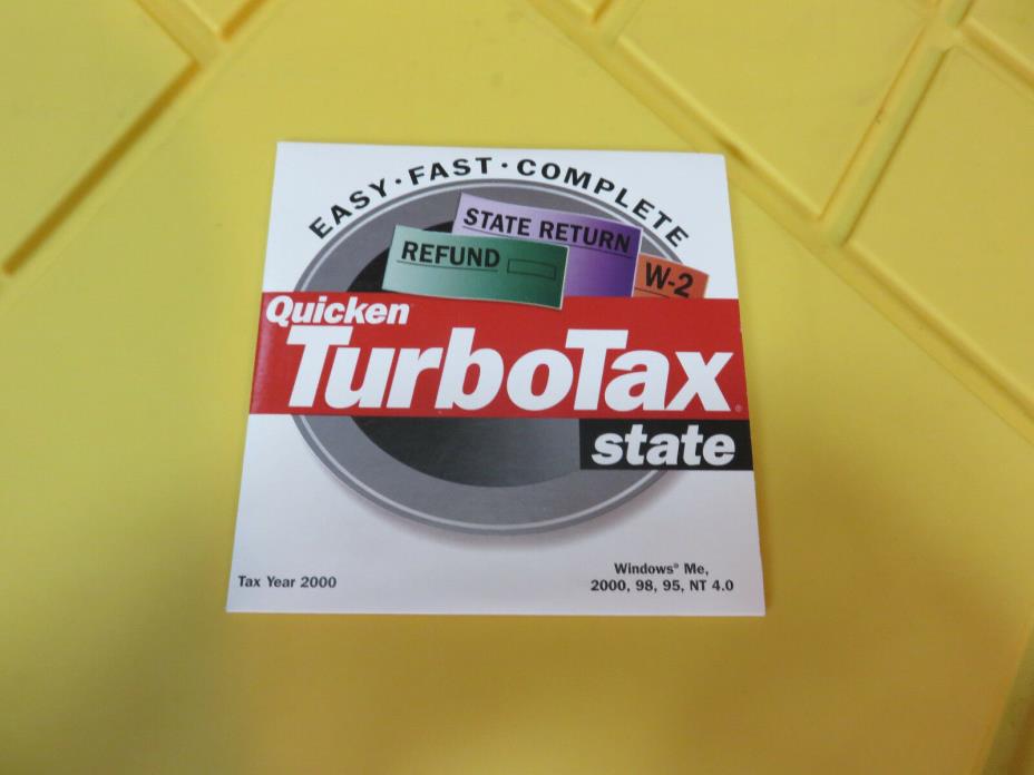 Quicken TurboTax State Return (Tax Year 2000)