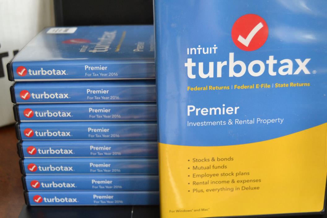 2015 2016 2017 TurboTax Premier Federal & State Investment Rental Turbo Tax New!