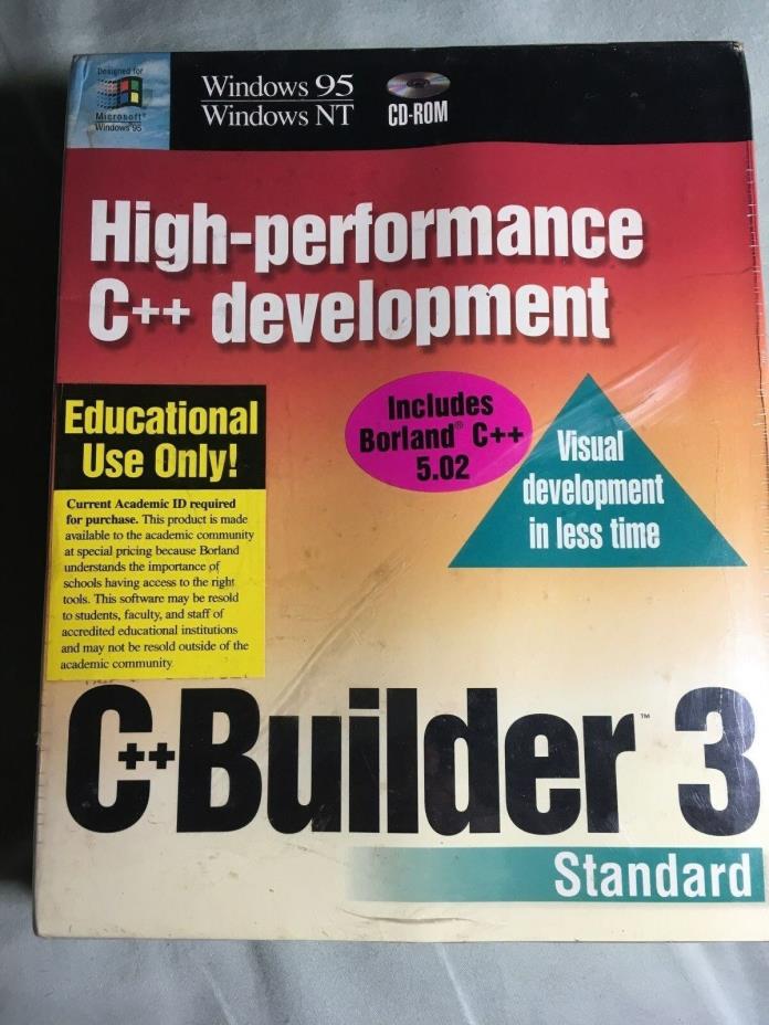 Borland C++Builder 3 Std retail CPC1330WWSS180