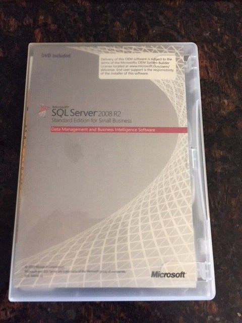 Microsoft SQL Server 2008 R2 for Small Business Standard Edition with 5 CALs