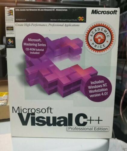 Microsoft Visual C++ Professional 5.0 CD  MFC&T Library Microsoft Developer Net