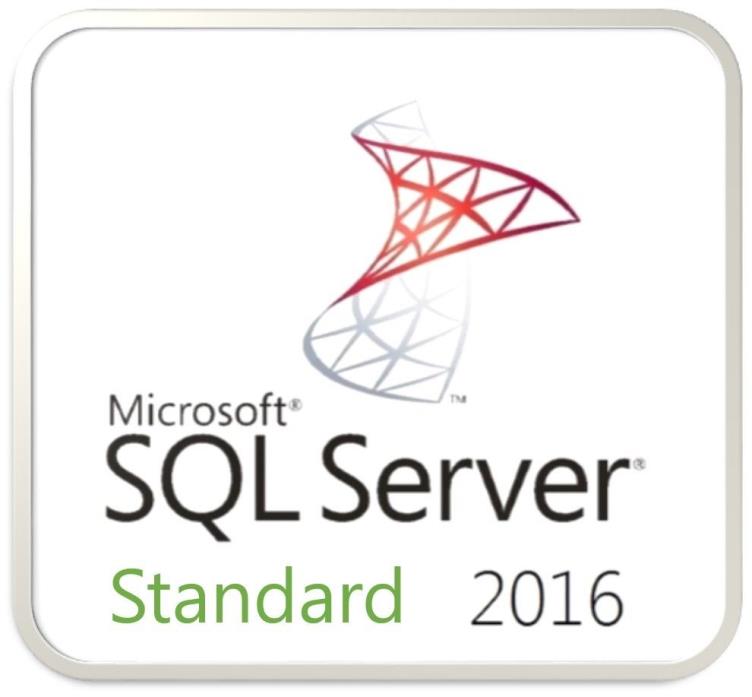 Microsoft SQL Server 2016 Standard - Full 4 Core Server License