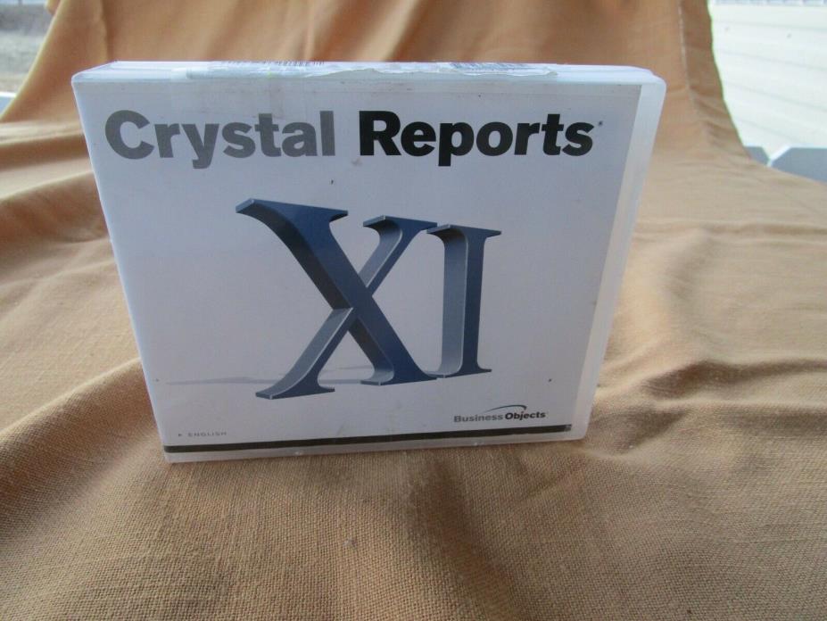 Business Objects Crystal Reports XI Professional Full Product W/ Key Windows PC