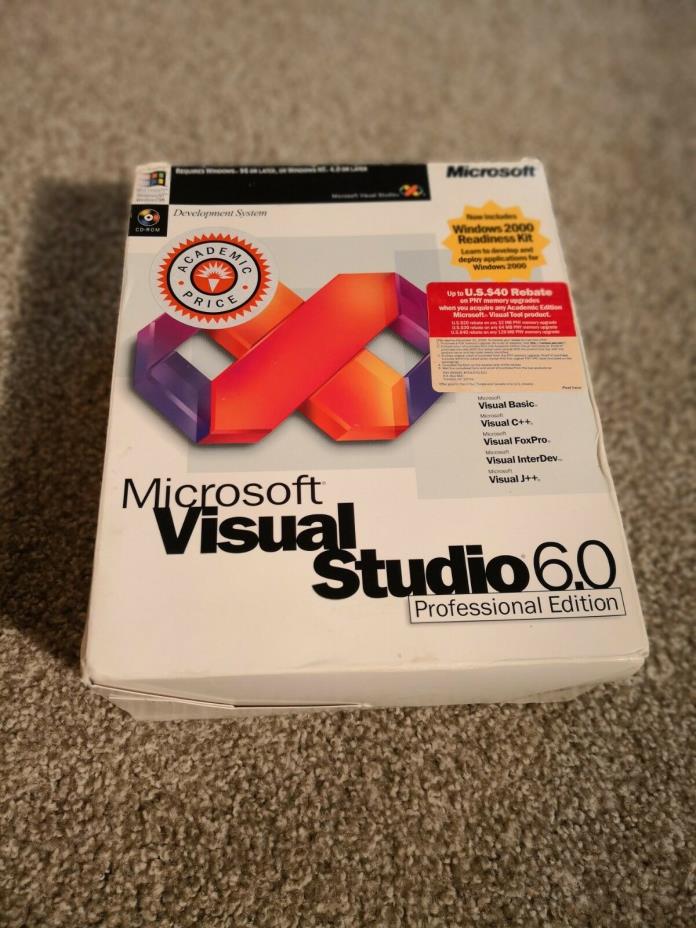Microsoft Visual Studio 6.0 Professional Edition