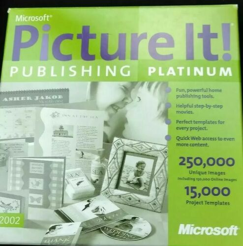 Microsoft Picture It! Publishing Platinum 2002 Anniversary Edition (Retail)