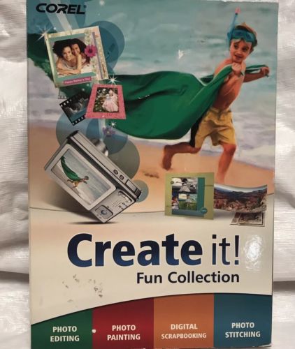 Corel Create it ! Fun Collection Photo Editing Scrapbooking NEW