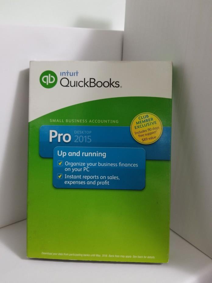Intuit_QuickBooks Pro 2015_Small Business Accounting_For Windows_Brand New