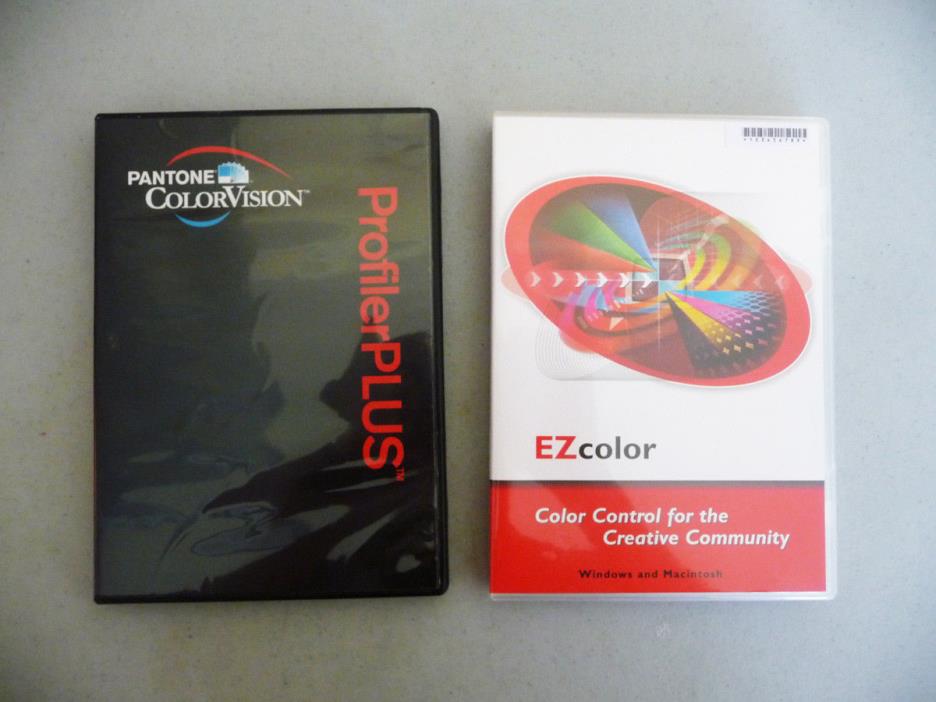EZ COLOR Color Control X-rite plus PANTONE ColorVision PROFILER PLUS Software