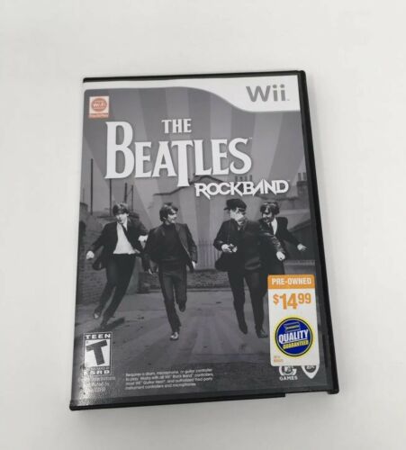 The BEATLES ROCKBAND WII 2009 ( Nintendo Wii Game) w/ Booklet Very Good