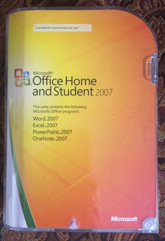 Microsoft Office Home & Student 2007