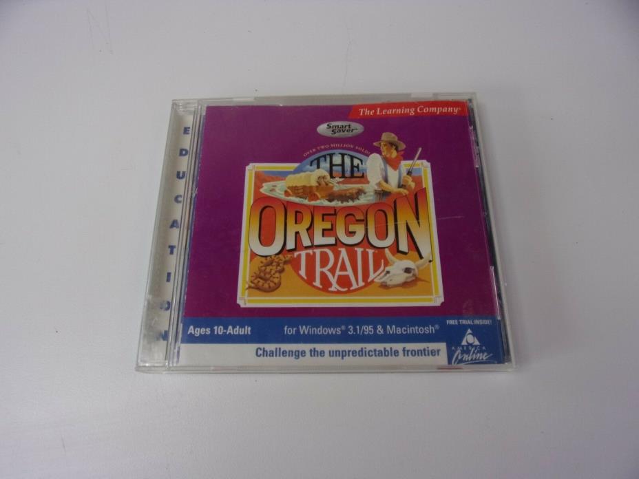The Learning Company Oregon Trail for Windows and Mac. Pre Owned