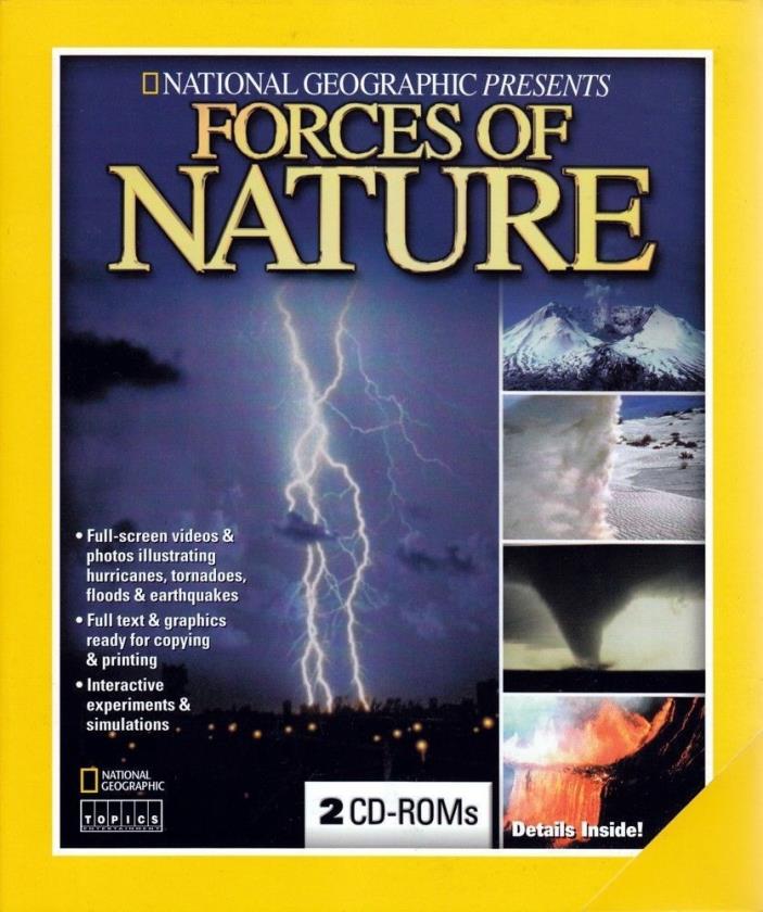 National Geographic Forces of Nature (Hurricanes,Tornadoes,Earthquakes) Planet