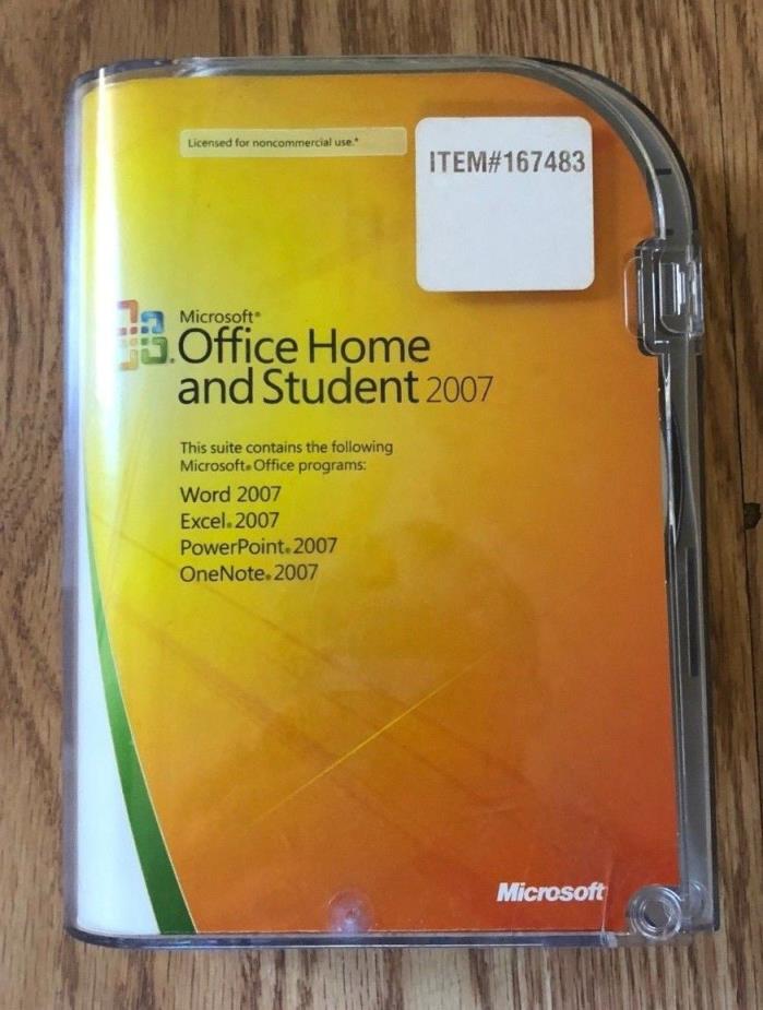 Ships today - MICROSOFT OFFICE 2007 HOME AND STUDENT 3 PCs PRODUCT KEY WINDOWS