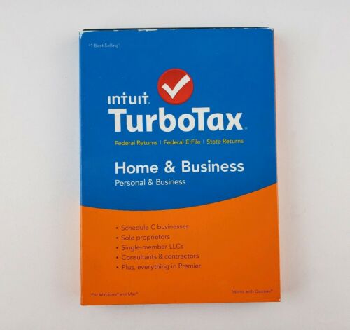 TurboTax Home and Business Federal and State for Tax Year 2015