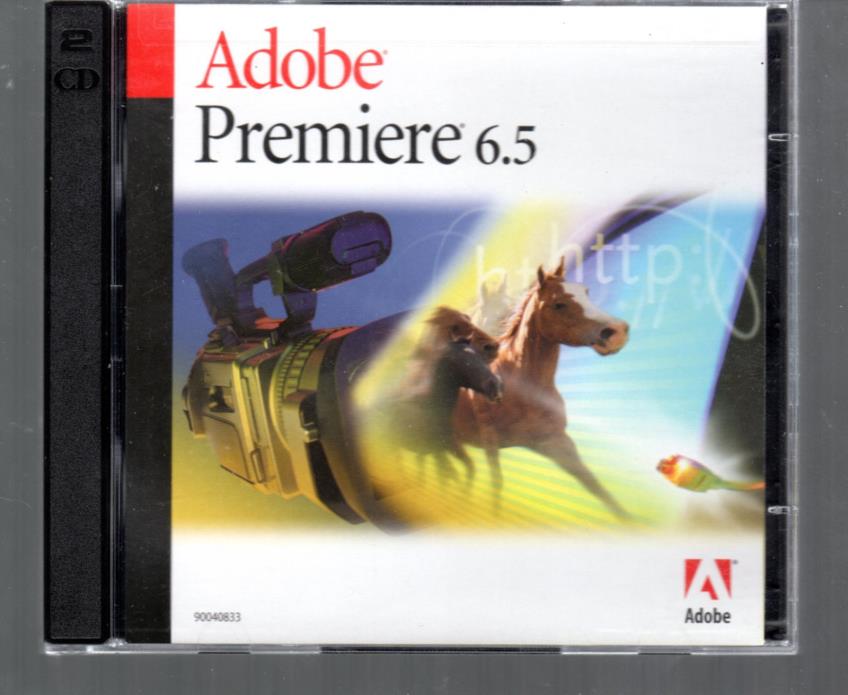 Adobe Premiere 6.5 2002 for Windows 98 XP PCs GENUINE Discs Set Only Read Desc