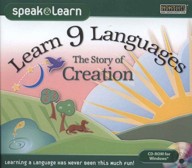 Speak and Learn: Learn 9 Languages with the Story of Creation CD-ROM for Windows