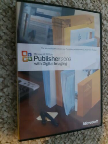 Microsoft Office Publisher 2003 w/ digital imaging