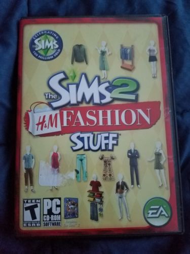 The Sims 2: H&M Fashion Stuff (Windows, PC/CD-ROM, 2007) EA Video Game