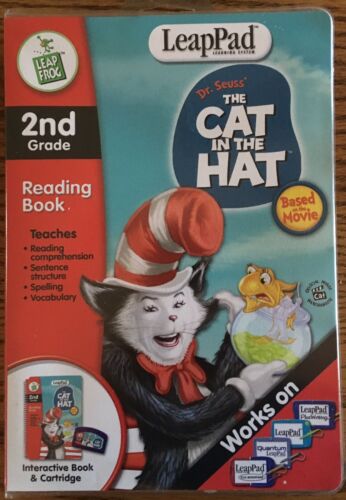 LeapPad Cat in the Hat Dr. Seuss Grade 2 Book and Cartridge Reading
