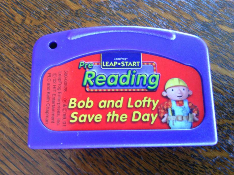 Learning LeapFrog Reading Bob Lofty Save the Day Cartridge Handheld Kid's School