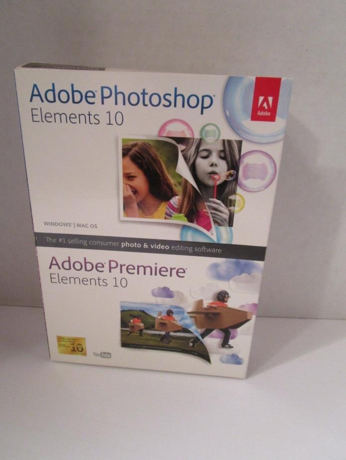 Adobe Elements Photoshop & Premiere Elements 10 Adobe 65136565