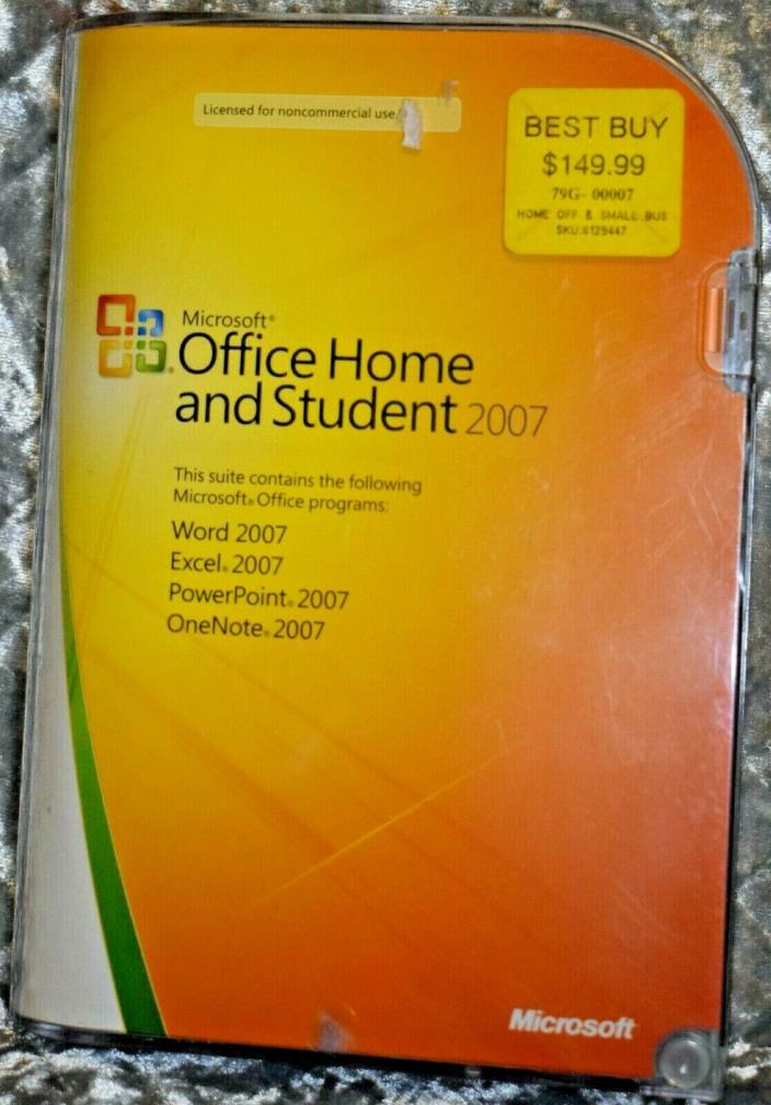 Microsoft Office Home and Student 2007 Includes Keys