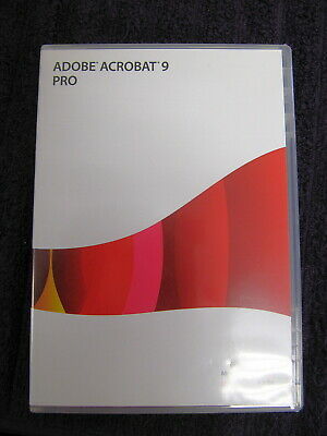 Adobe Acrobat 9 Professional for Macintosh - Genuine - P/N# 90086960
