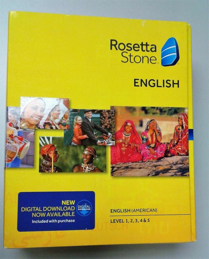 Rosetta Stone English (American) v4 Level 1-5 (1 User)