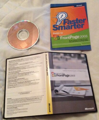 Microsoft Front Page 2003 Software Licensed Key Code Frontpage Full Version