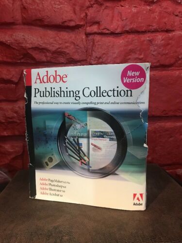 Adobe Publishing collection Photoshop 6 Illustrator 9 Pagemaker 6.5 Plus MAC SFF